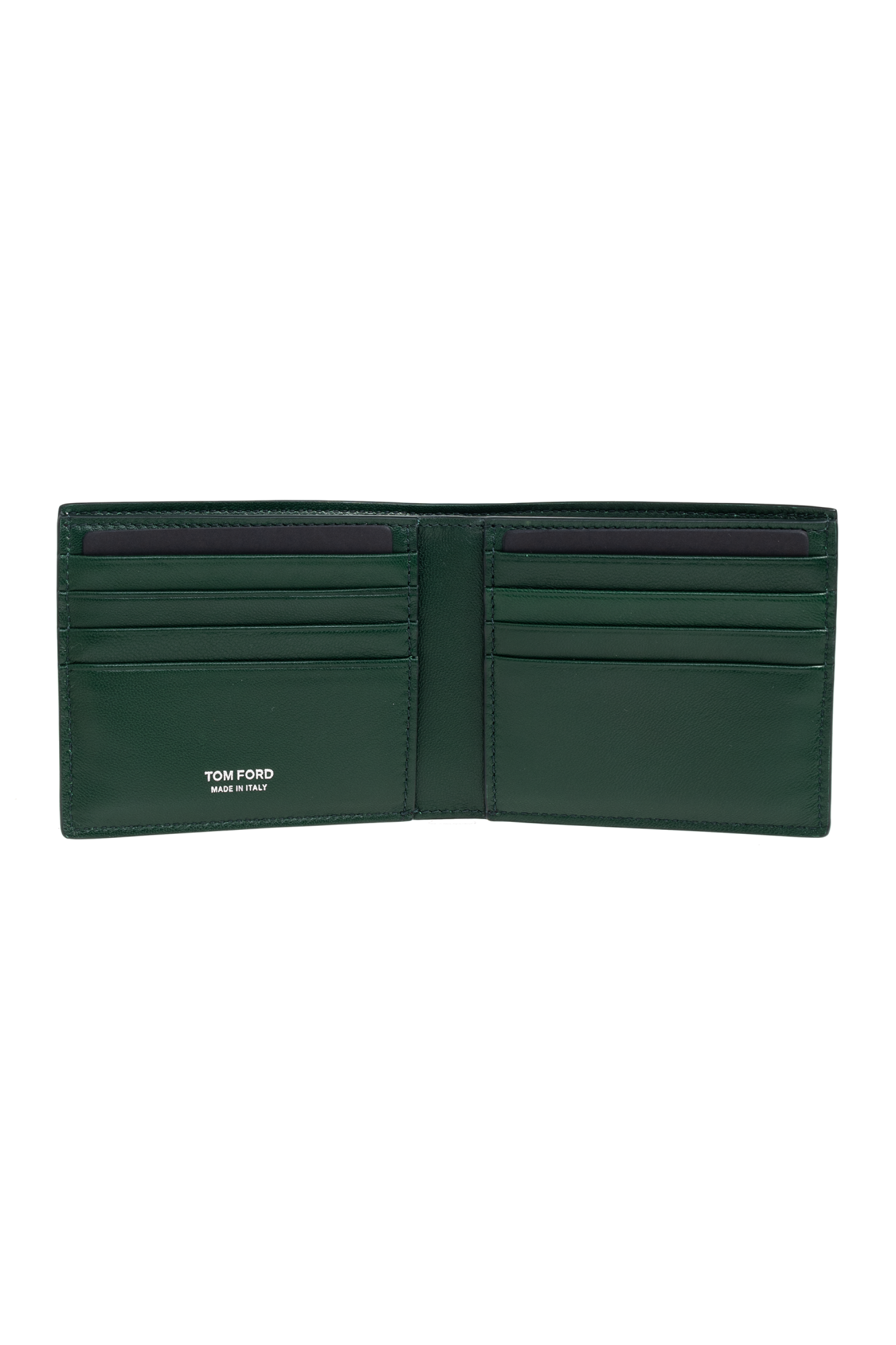 Green Leather wallet Tom Ford - Vitkac Italy